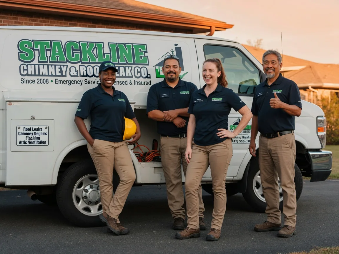 Chimney flashing repair company in Downs, KS
